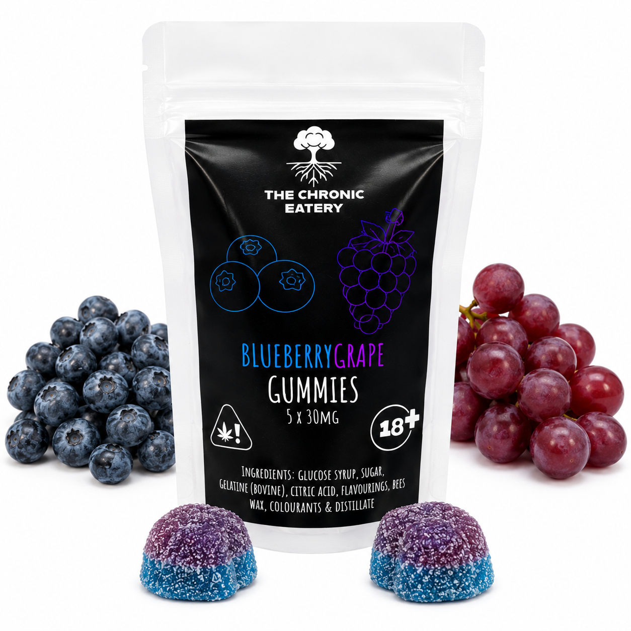 Blueberry & Grape Gummies 150mg